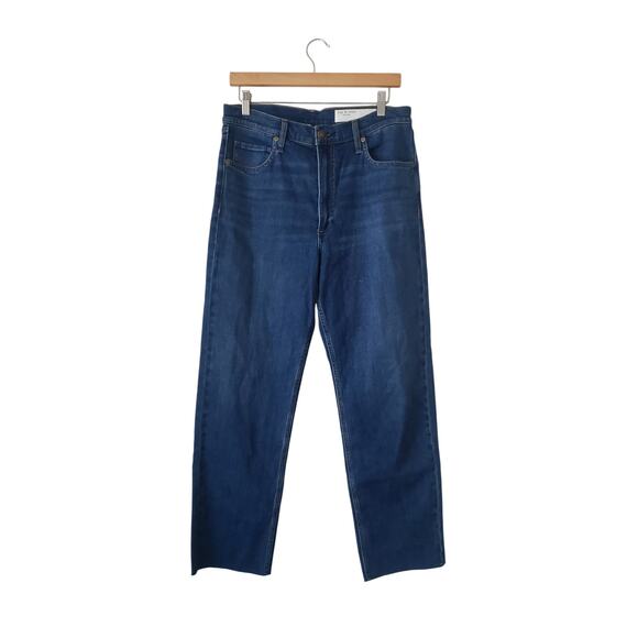 Rag & Bone Harlow Mid Rise Ankle Straight Jeans Size 29 - Picture 1 of 12